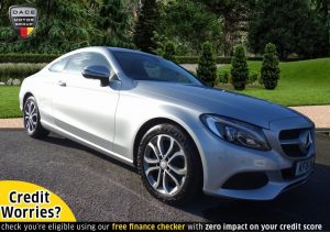 Used 2016 SILVER MERCEDES-BENZ C-CLASS Coupe 2.1 C 220 D SPORT 2DR 168 BHP (reg. 2016-06-30) for sale in Altrincham