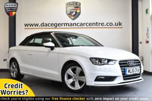 Used 2016 WHITE AUDI A3 Convertible 2.0 TDI SPORT NAV 2DR 148 BHP (reg. 2016-03-29) for sale in Altrincham