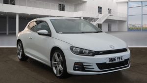 Used 2016 WHITE VOLKSWAGEN SCIROCCO Coupe 2.0 R LINE TDI BLUEMOTION TECHNOLOGY DSG 2d AUTO 148 BHP (reg. 2016-03-02) for sale in Stockport