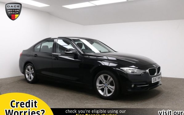 Used 2017 BLACK BMW 3 SERIES Saloon 2.0 320I SPORT 4d 181 BHP (reg. 2017-09-02) for sale in Manchester