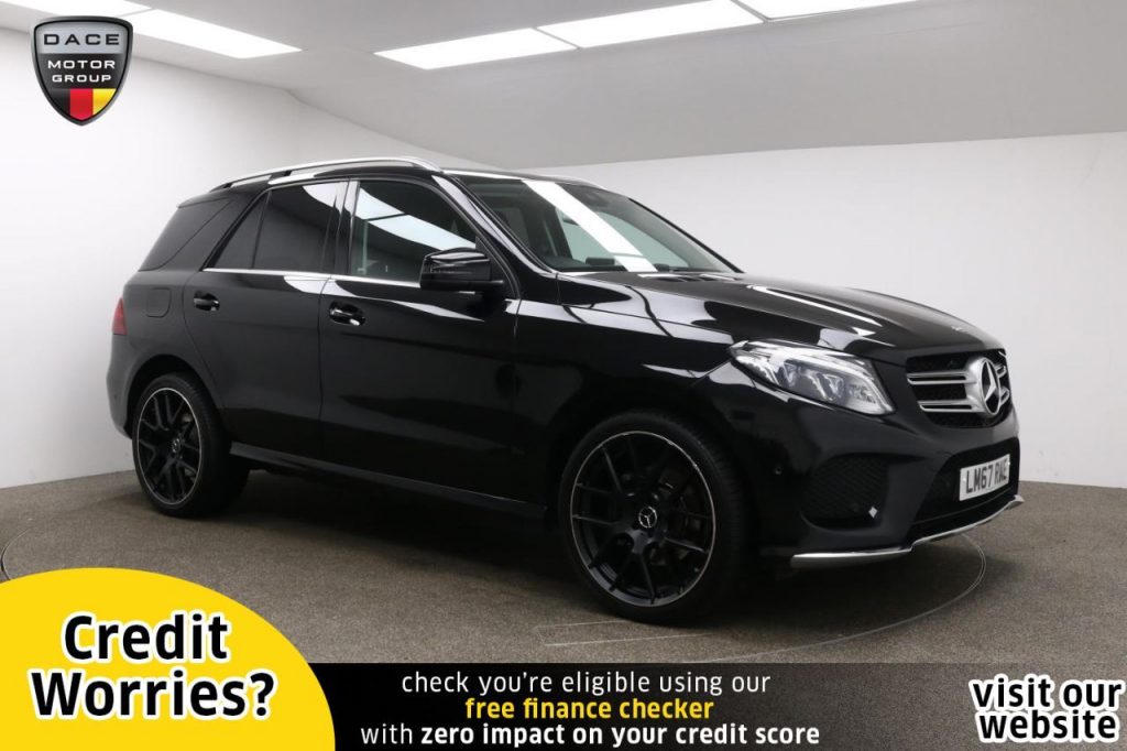 Used 2017 BLACK MERCEDES-BENZ GLE-CLASS Estate 2.1 GLE 250 D 4MATIC AMG LINE 5d AUTO 201 BHP (reg. 2017-10-27) for sale in Manchester