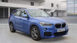 Used 2017 BLUE BMW X1 Estate 2.0 XDRIVE18D M SPORT 5d 148 BHP (reg. 2017-10-31) for sale in Stockport