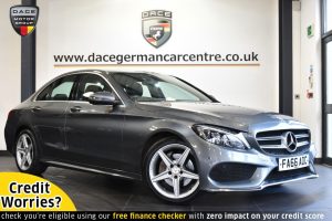 Used 2017 GREY MERCEDES-BENZ C-CLASS Saloon 2.1 C220 D AMG LINE 4DR AUTO 170 BHP (reg. 2017-01-31) for sale in Altrincham