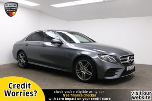 Used 2017 GREY MERCEDES-BENZ E-CLASS Saloon 2.0 E 220 D AMG LINE 4d AUTO 192 BHP (reg. 2017-07-25) for sale in Manchester