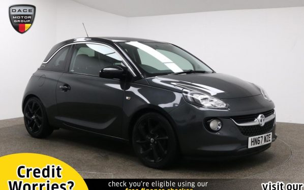 Used 2017 GREY VAUXHALL ADAM Hatchback 1.2 SLAM 3d 69 BHP (reg. 2017-11-30) for sale in Manchester