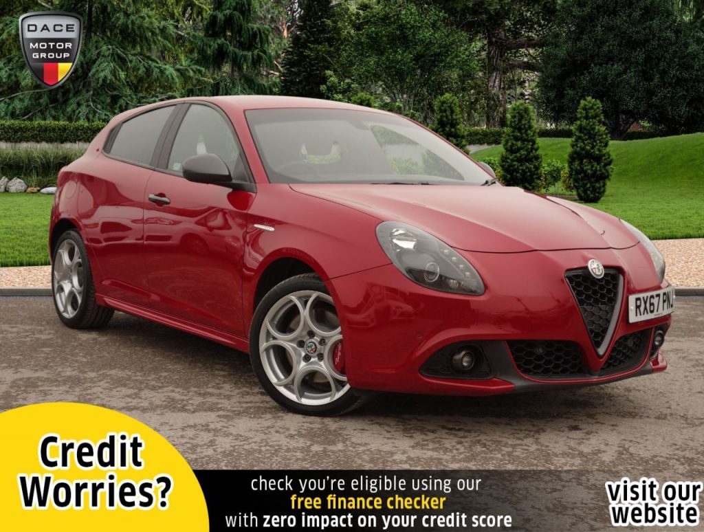 Used 2017 RED ALFA ROMEO GIULIETTA Hatchback 1.4 TB MULTIAIR SPECIALE TCT 5d AUTO 170 BHP (reg. 2017-09-20) for sale in Stockport