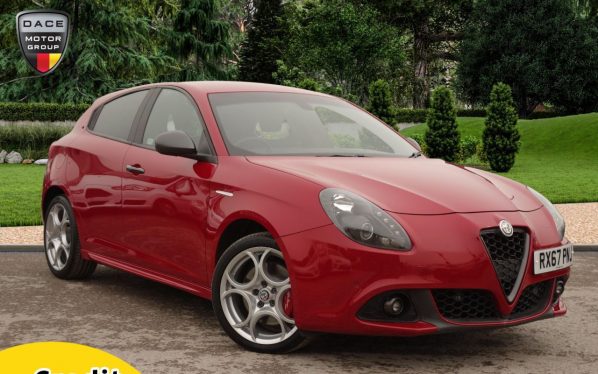 Used 2017 RED ALFA ROMEO GIULIETTA Hatchback 1.4 TB MULTIAIR SPECIALE TCT 5d AUTO 170 BHP (reg. 2017-09-20) for sale in Stockport