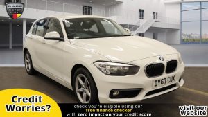 Used 2017 WHITE BMW 1 SERIES Hatchback 1.5 116D SE 5d 114 BHP (reg. 2017-09-07) for sale in Manchester
