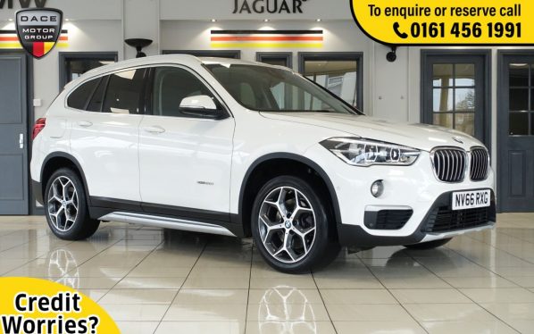 Used 2017 WHITE BMW X1 Estate 2.0 XDRIVE20I XLINE 5d AUTO 189 BHP (reg. 2017-01-10) for sale in Wilmslow