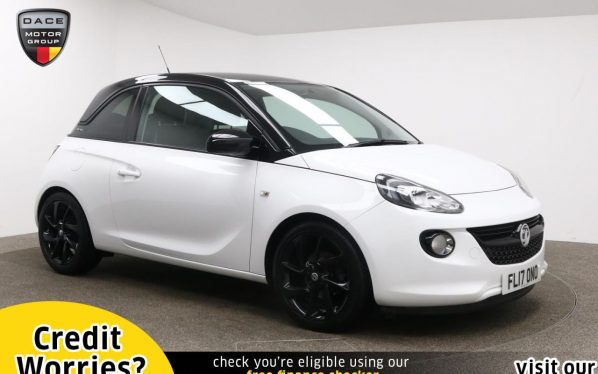 Used 2017 WHITE VAUXHALL ADAM Hatchback 1.2 ENERGISED 3d 69 BHP (reg. 2017-03-30) for sale in Manchester