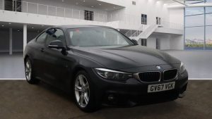 Used 2018 BLACK BMW 4 SERIES Coupe 2.0 420D M SPORT 2DR AUTO 188 BHP (reg. 2018-02-27) for sale in Altrincham