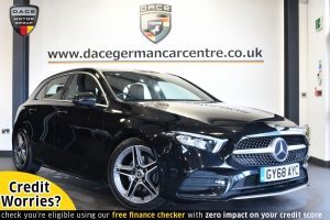 Used 2018 BLACK MERCEDES-BENZ A-CLASS Hatchback 1.3 A 200 AMG LINE 5DR AUTO 161 BHP (reg. 2018-09-30) for sale in Altrincham