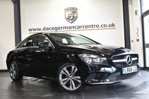 Used 2018 BLACK MERCEDES-BENZ CLA Coupe 2.1 CLA 220 D SPORT 4DR AUTO 174 BHP (reg. 2018-09-30) for sale in Altrincham