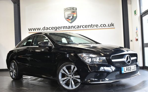 Used 2018 BLACK MERCEDES-BENZ CLA Coupe 2.1 CLA 220 D SPORT 4DR AUTO 174 BHP (reg. 2018-09-30) for sale in Altrincham
