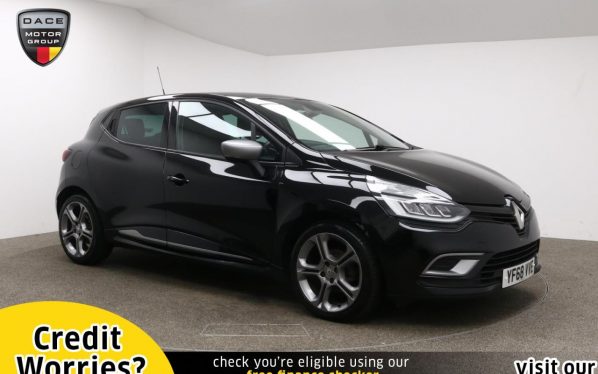 Used 2018 BLACK RENAULT CLIO Hatchback 1.5 GT LINE DCI 5d AUTO 89 BHP (reg. 2018-12-21) for sale in Manchester