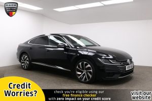 Used 2018 BLACK VOLKSWAGEN ARTEON Hatchback 2.0 R-LINE TDI 4MOTION DSG 5d AUTO 188 BHP (reg. 2018-05-10) for sale in Manchester