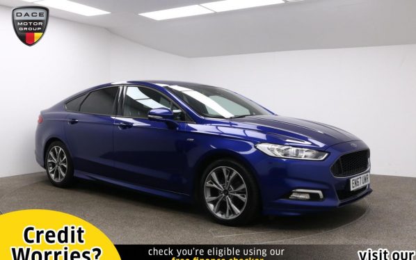 Used 2018 BLUE FORD MONDEO Hatchback 2.0 ST-LINE TDCI 5d AUTO 177 BHP (reg. 2018-01-31) for sale in Manchester