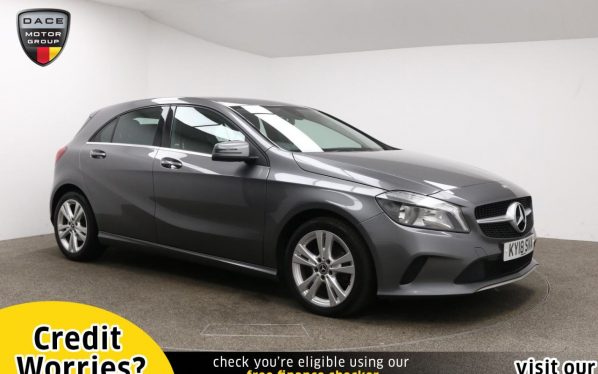 Used 2018 GREY MERCEDES-BENZ A-CLASS Hatchback 2.1 A 200 D SPORT 5d AUTO 134 BHP (reg. 2018-03-07) for sale in Manchester