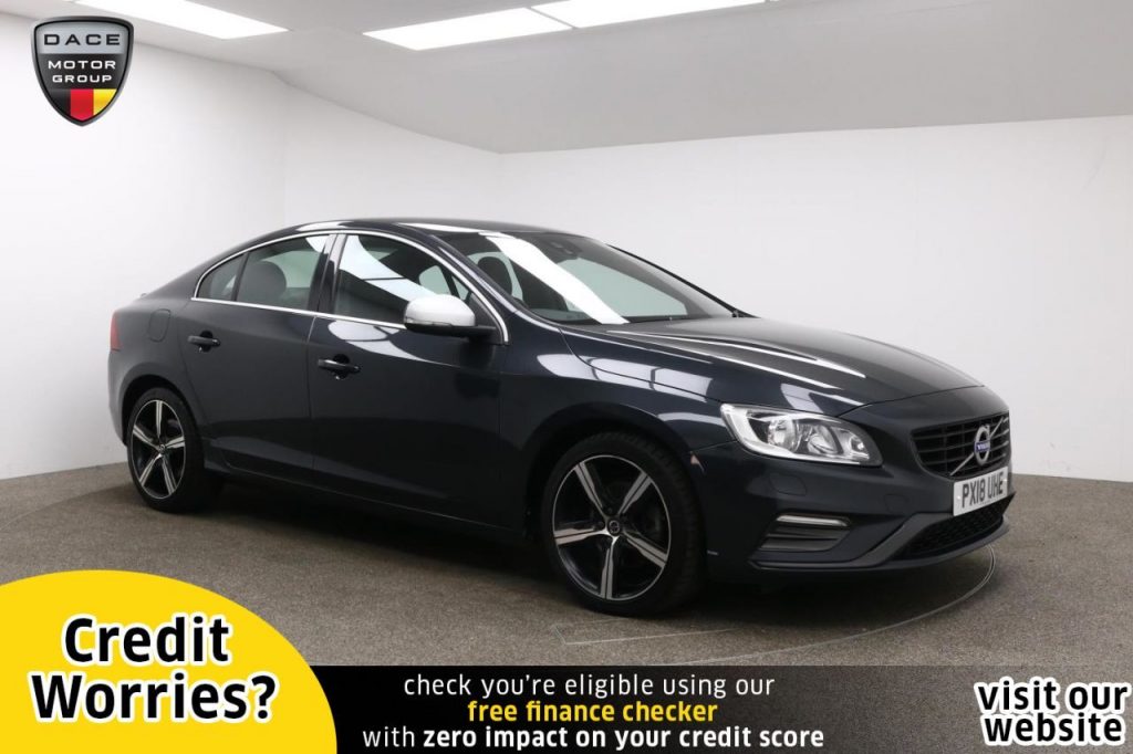 Used 2018 GREY VOLVO S60 Saloon 2.0 D3 R-DESIGN NAV 4d 148 BHP (reg. 2018-06-18) for sale in Manchester