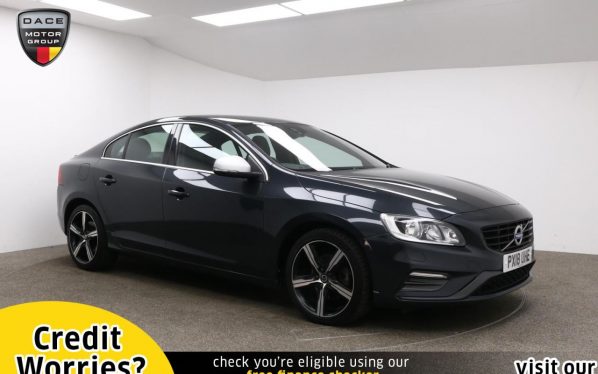 Used 2018 GREY VOLVO S60 Saloon 2.0 D3 R-DESIGN NAV 4d 148 BHP (reg. 2018-06-18) for sale in Manchester