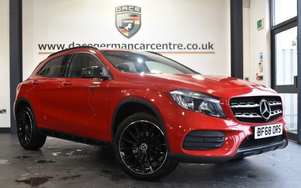 Used 2018 RED MERCEDES-BENZ GLA-CLASS Estate 1.6 GLA 200 AMG LINE 5DR 154 BHP (reg. 2018-09-17) for sale in Altrincham