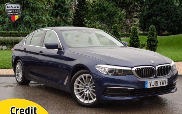 Used 2019 BLUE BMW 5 SERIES Saloon 2.0 530E SE 4d 249 BHP (reg. 2019-03-08) for sale in Stockport