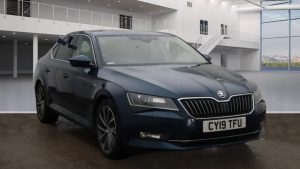Used 2019 BLUE SKODA SUPERB Hatchback 2.0 LAURIN AND KLEMENT TDI DSG 5d AUTO 148 BHP (reg. 2019-07-02) for sale in Stockport