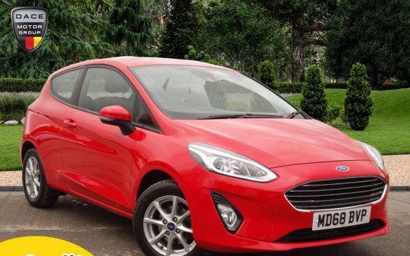 Used 2019 RED FORD FIESTA Hatchback 1.1 ZETEC 3d 85 BHP (reg. 2019-01-19) for sale in Stockport