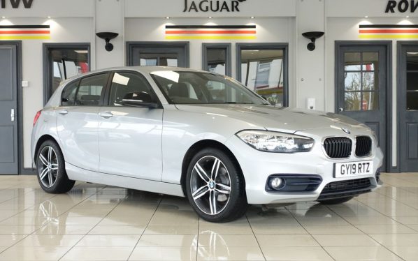 Used 2019 SILVER BMW 1 SERIES Hatchback 1.5 116D SPORT 5d 114 BHP (reg. 2019-03-27) for sale in Wilmslow