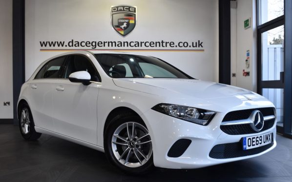 Used 2020 WHITE MERCEDES-BENZ A-CLASS Hatchback 1.5 A 180 D SE 5DR AUTO 114 BHP (reg. 2020-01-17) for sale in Altrincham