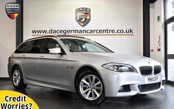 Used 2011 SILVER BMW 5 SERIES Estate 2.0 520D M SPORT TOURING 5DR 181 BHP (reg. 2011-03-30) for sale in Altrincham