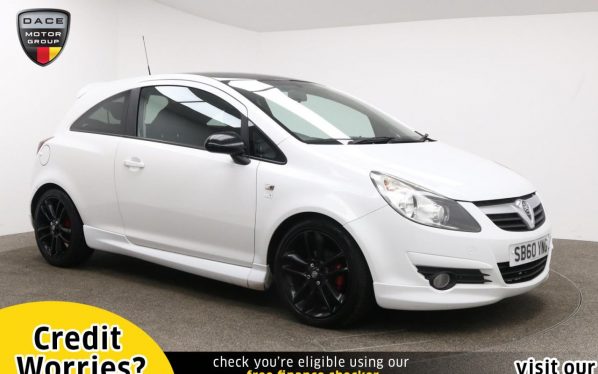 Used 2011 WHITE VAUXHALL CORSA Hatchback 1.2 LIMITED EDITION 3d 83 BHP (reg. 2011-01-14) for sale in Manchester