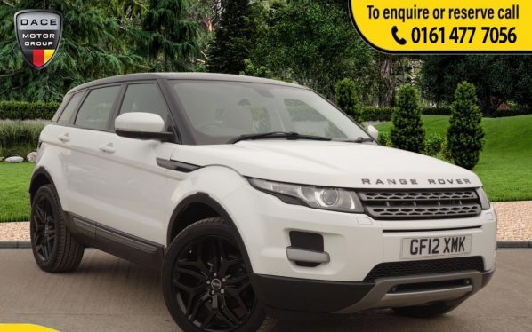 Used 2012 WHITE LAND ROVER RANGE ROVER EVOQUE 4x4 2.2 SD4 PURE TECH 5d AUTO 190 BHP (reg. 2012-05-25) for sale in Stockport
