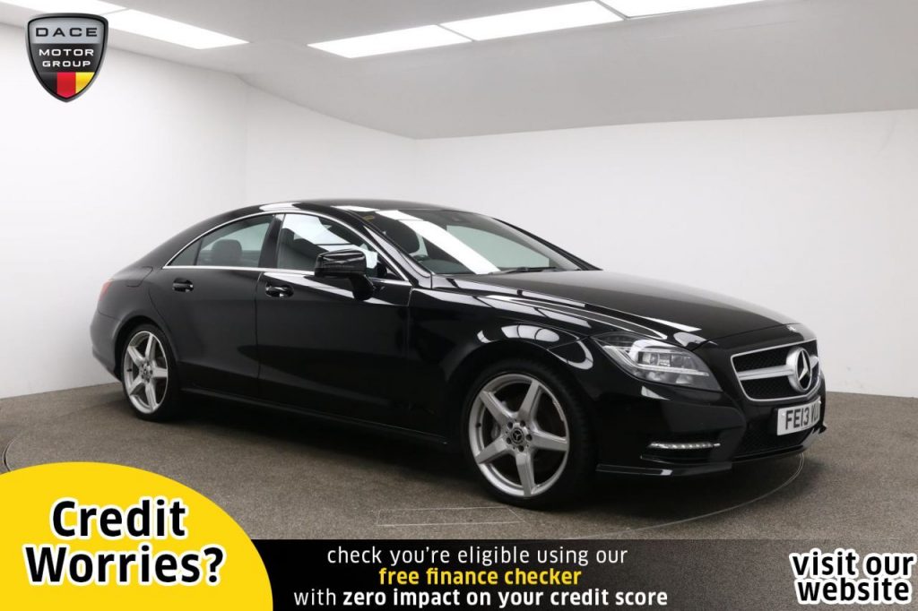 Used 2013 BLACK MERCEDES-BENZ CLS CLASS Coupe 3.0 CLS350 CDI BLUEEFFICIENCY AMG SPORT 4d 265 BHP (reg. 2013-03-19) for sale in Manchester