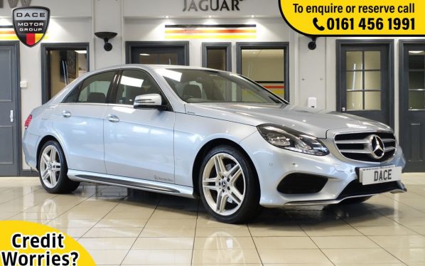 Used 2013 SILVER MERCEDES-BENZ E-CLASS Saloon 2.1 E220 CDI AMG SPORT 4d 168 BHP (reg. 2013-07-31) for sale in Wilmslow