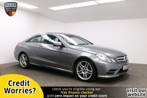 Used 2013 SILVER MERCEDES-BENZ E-CLASS Coupe 2.1 E220 CDI BLUEEFFICIENCY SPORT 2d 170 BHP (reg. 2013-04-30) for sale in Manchester