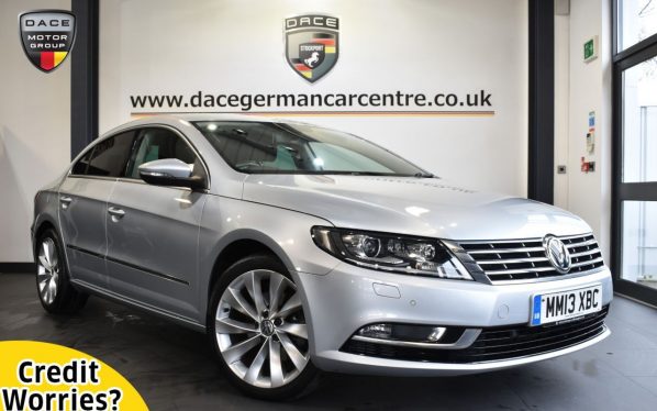 Used 2013 SILVER VOLKSWAGEN CC Coupe 2.0 GT TDI BLUEMOTION TECHNOLOGY DSG 4d AUTO 175 BHP (reg. 2013-07-29) for sale in Altrincham