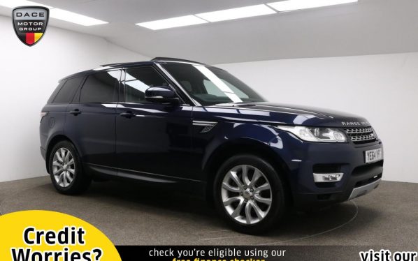 Used 2014 BLUE LAND ROVER RANGE ROVER SPORT Estate 3.0 SDV6 HSE 5d AUTO 288 BHP (reg. 2014-11-28) for sale in Manchester