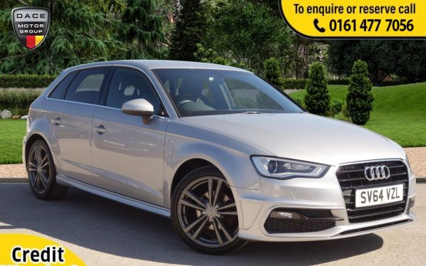 Used 2014 SILVER AUDI A3 Hatchback 1.4 TFSI S LINE 5d 124 BHP (reg. 2014-09-20) for sale in Stockport