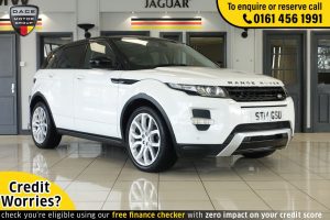 Used 2014 WHITE LAND ROVER RANGE ROVER EVOQUE 4x4 2.2 SD4 DYNAMIC 5d 190 BHP (reg. 2014-04-22) for sale in Wilmslow