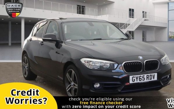 Used 2015 BLACK BMW 1 SERIES Hatchback 1.5 118I SPORT 5d AUTO 134 BHP (reg. 2015-11-10) for sale in Manchester
