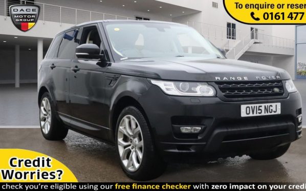 Used 2015 BLACK LAND ROVER RANGE ROVER SPORT 4x4 3.0 SDV6 AUTOBIOGRAPHY DYNAMIC 5d AUTO 306 BHP ( SEVEN SEATS ) (reg. 2015-05-05) for sale in Stockport