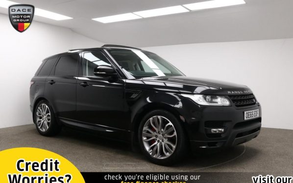 Used 2015 BLACK LAND ROVER RANGE ROVER SPORT Estate 3.0 SDV6 AUTOBIOGRAPHY DYNAMIC 5d AUTO 306 BHP (reg. 2015-12-24) for sale in Manchester