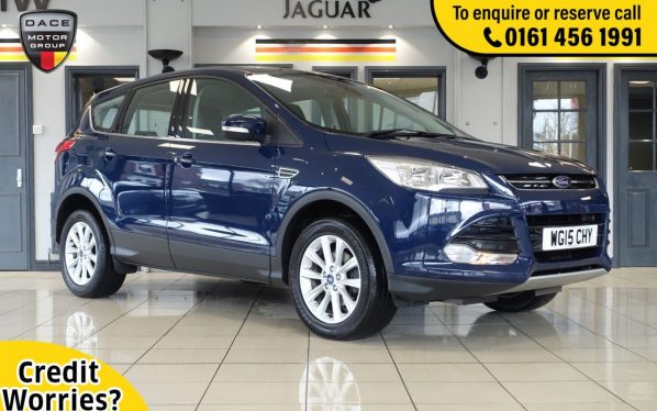 Used 2015 BLUE FORD KUGA MPV 1.5 TITANIUM 5d 148 BHP (reg. 2015-04-21) for sale in Wilmslow