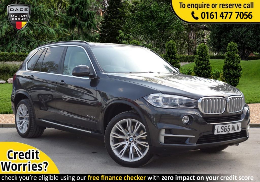 Used 2015 GREY BMW X5 4x4 3.0 XDRIVE40D SE 5d AUTO 309 BHP ( SEVEN SEATS ) (reg. 2015-09-29) for sale in Stockport