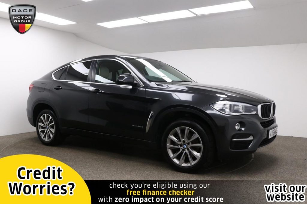 Used 2015 GREY BMW X6 Coupe 3.0 XDRIVE30D SE 4d AUTO 255 BHP (reg. 2015-09-25) for sale in Manchester