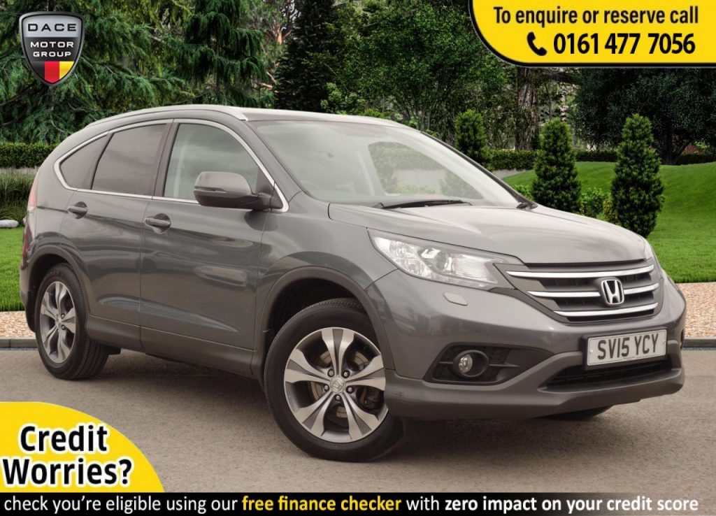 Used 2015 GREY HONDA CR-V 4x4 2.2 I-DTEC EX 5d 148 BHP (reg. 2015-03-31) for sale in Stockport