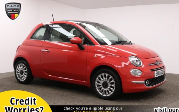 Used 2015 PINK FIAT 500 Hatchback 1.2 LOUNGE 3d 69 BHP (reg. 2015-09-24) for sale in Manchester