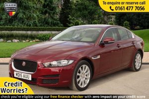 Used 2015 RED JAGUAR XE Saloon 2.0 GTDI SE 4d AUTO 197 BHP (reg. 2015-07-20) for sale in Stockport
