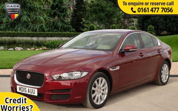 Used 2015 RED JAGUAR XE Saloon 2.0 GTDI SE 4d AUTO 197 BHP (reg. 2015-07-20) for sale in Stockport